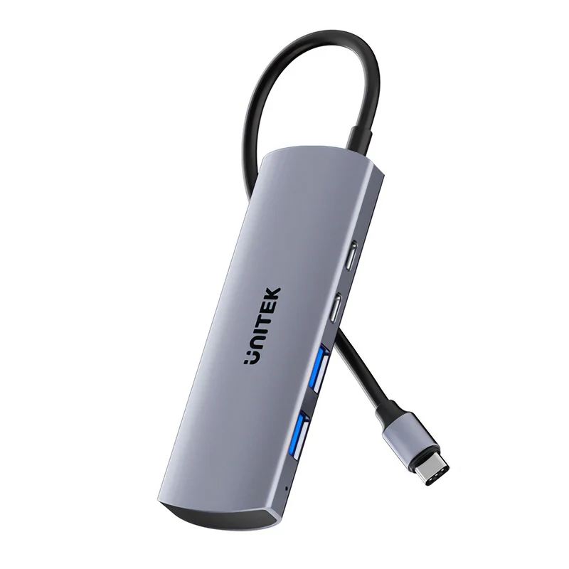 Unitek uHUB Q4 4-in-1 USB-C Hub - 10Gbps
